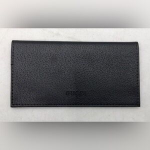 Gucci Black Textured Leather Wallet
